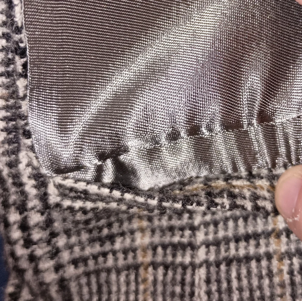 NWOT Mens Brooks Brothers 100% Camel Hair Houndstooth Glen Plaid Sport Coat 39R - Picture 6 of 16